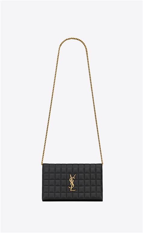 YSL Portafogli con catena Cassandre Matelassé